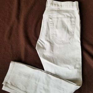 Banana republic white jeans for men